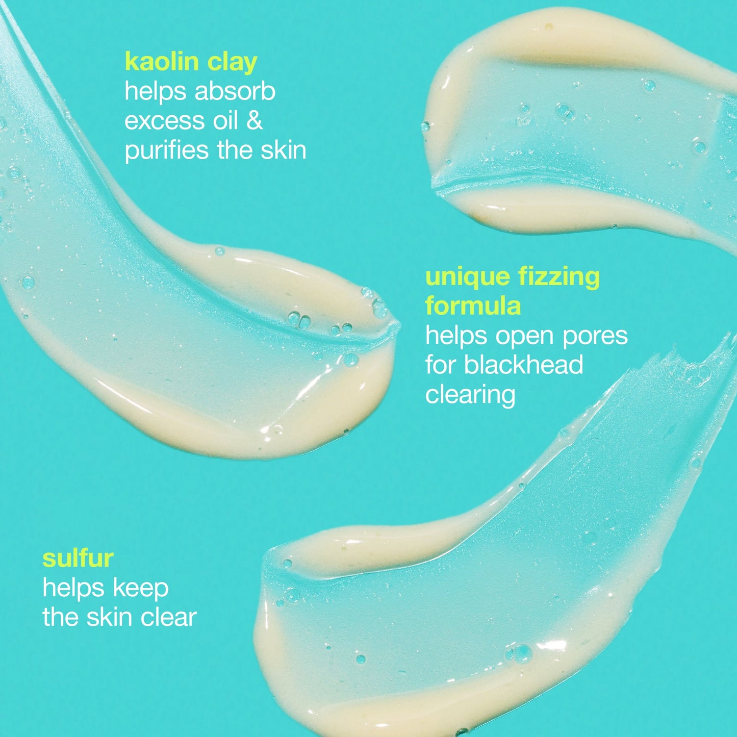 blackhead clearing fizz mask ingredients