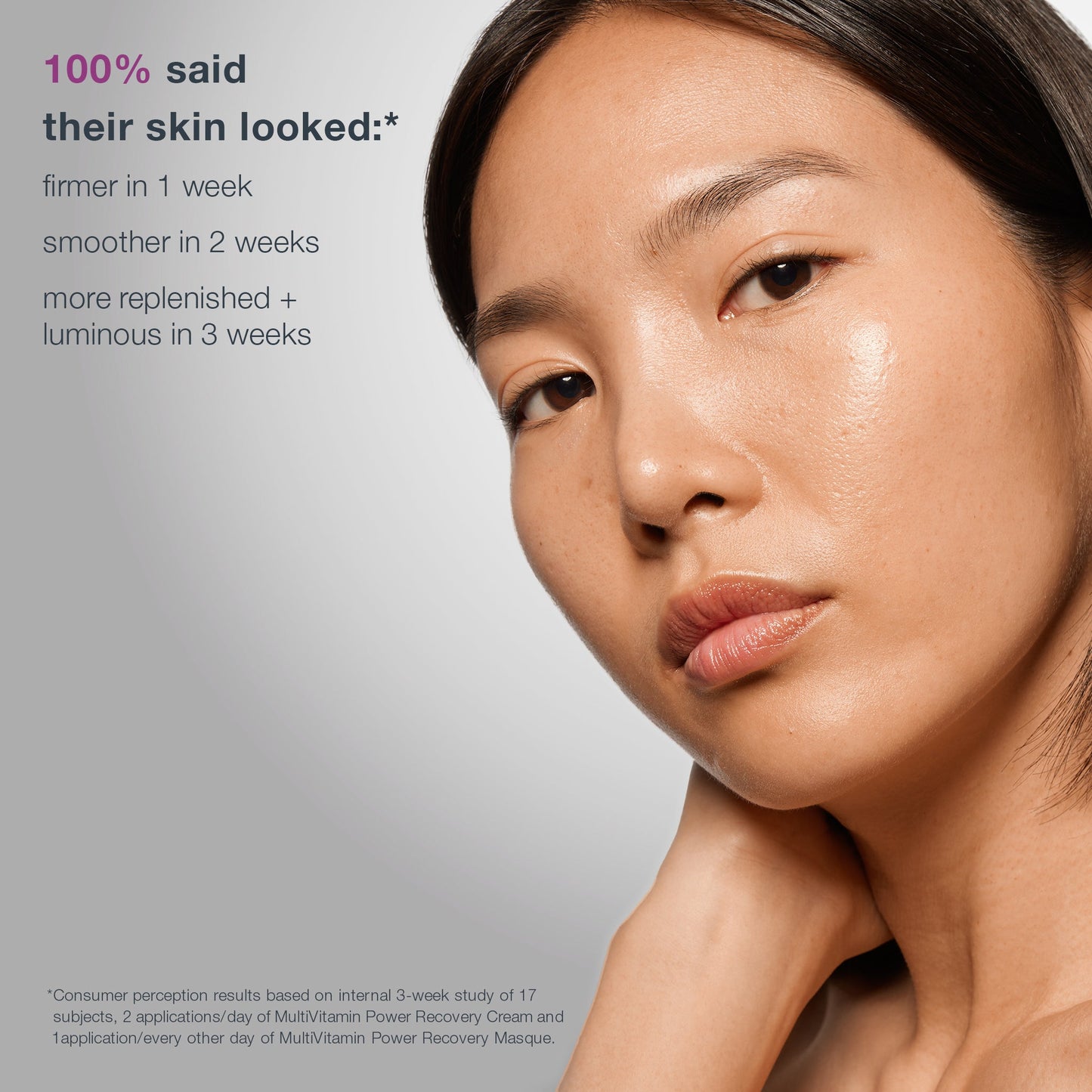 stressed skin recovery system before and after clinical