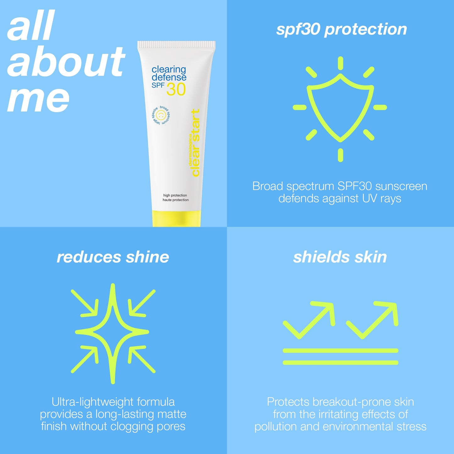 clearing defense spf30 all about me