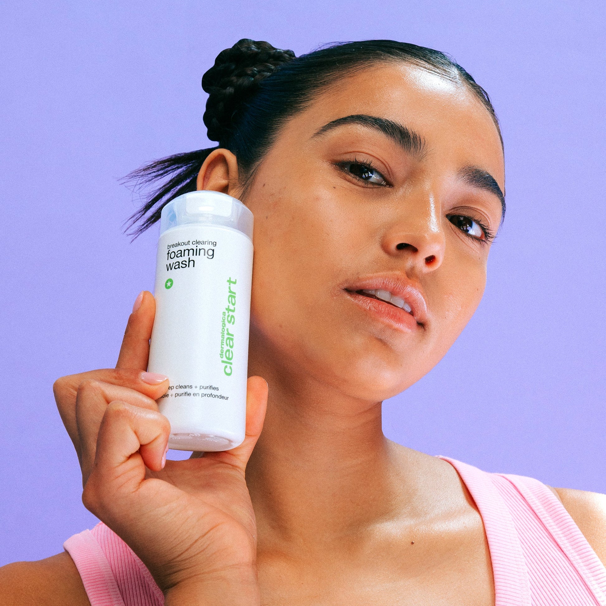 model holding breakout clearing foaming wash