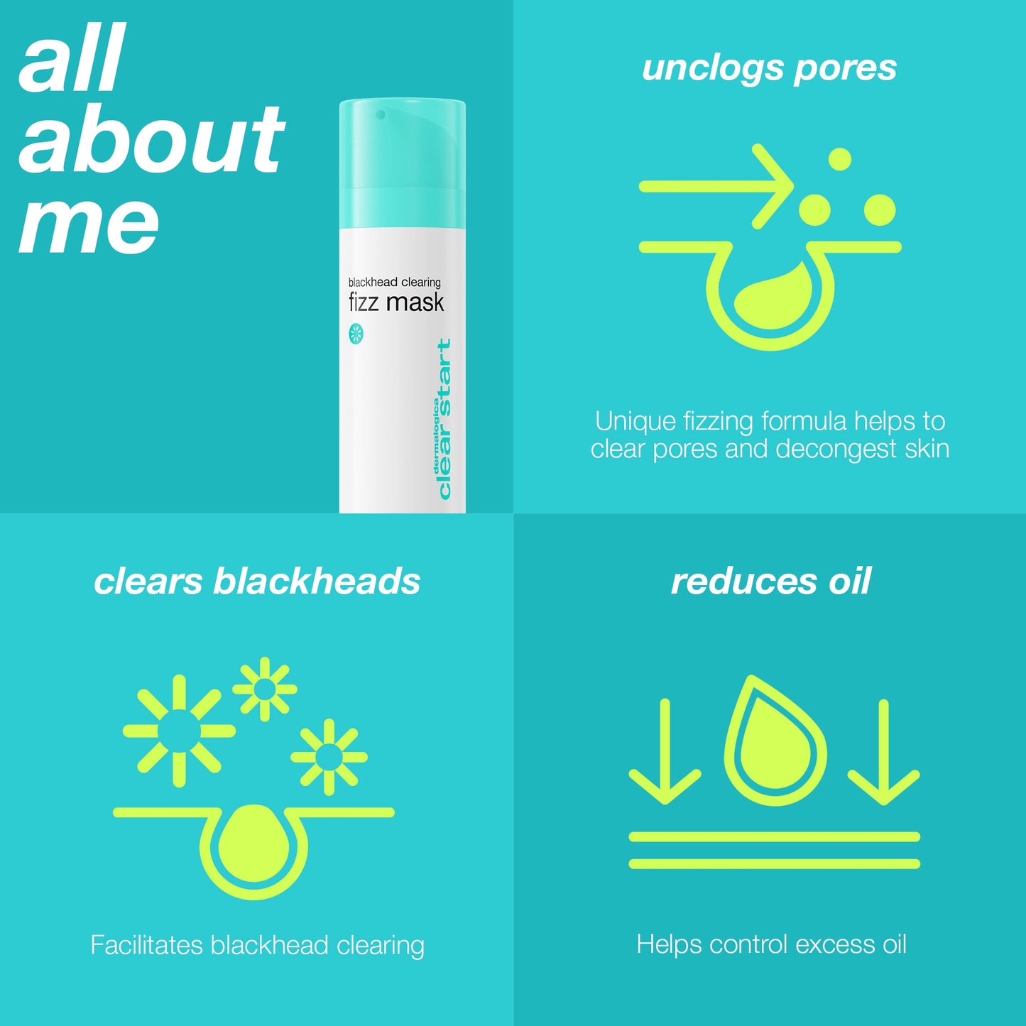 blackhead clearing fizz mask all about me