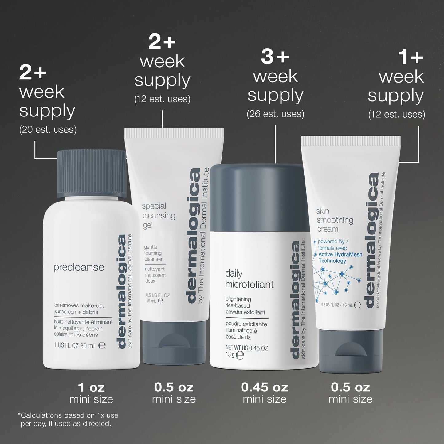 discover healthy skin kit number of uses