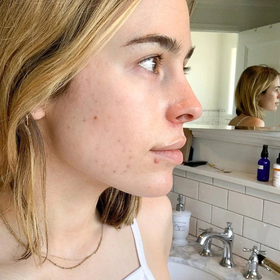 woman side profile
