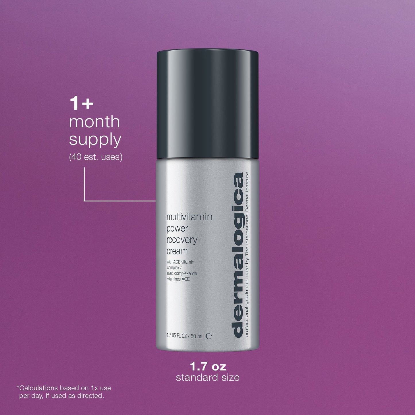 multivitamin power recovery cream number of uses