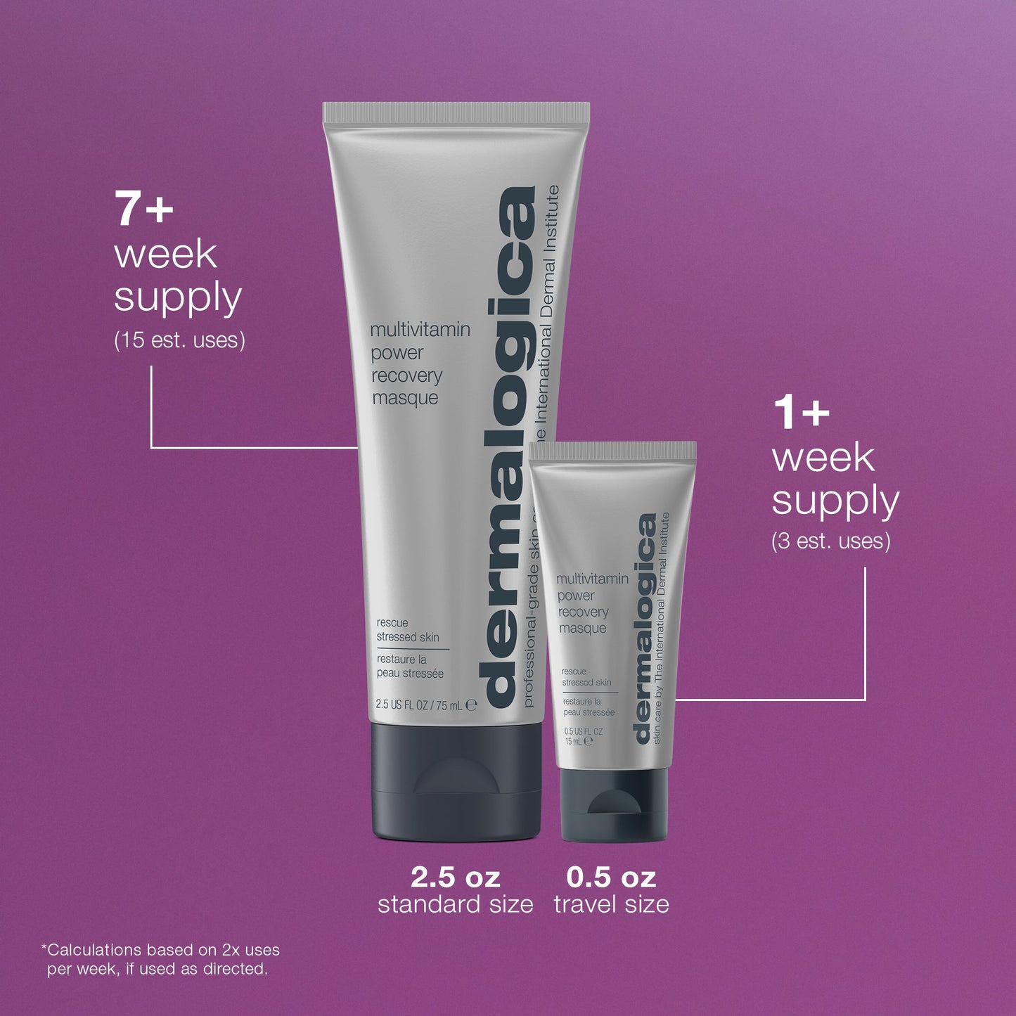 multivitamin power recovery masque number of uses