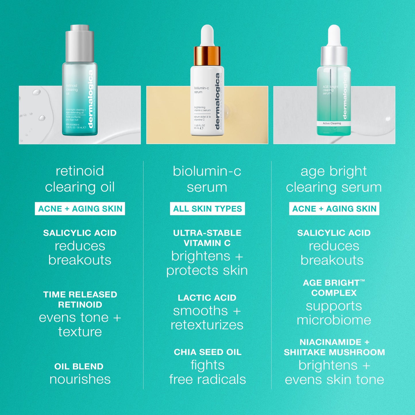 age bright clearing serum comparison