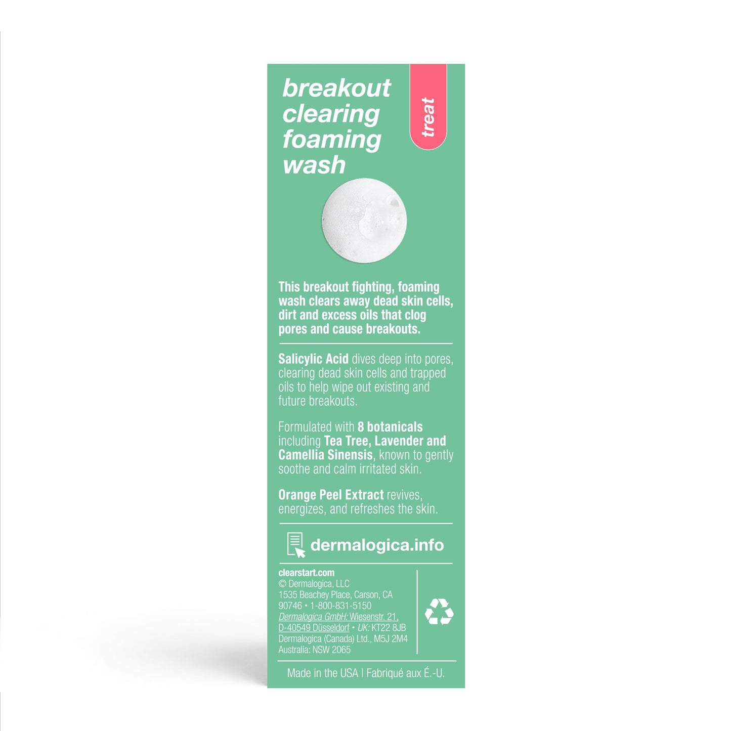 Breakout Clearing Foaming Wash carton