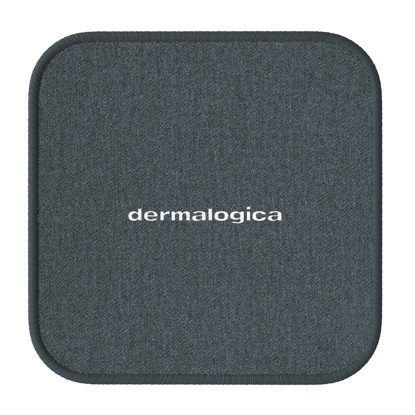 gray dermalogica towel
