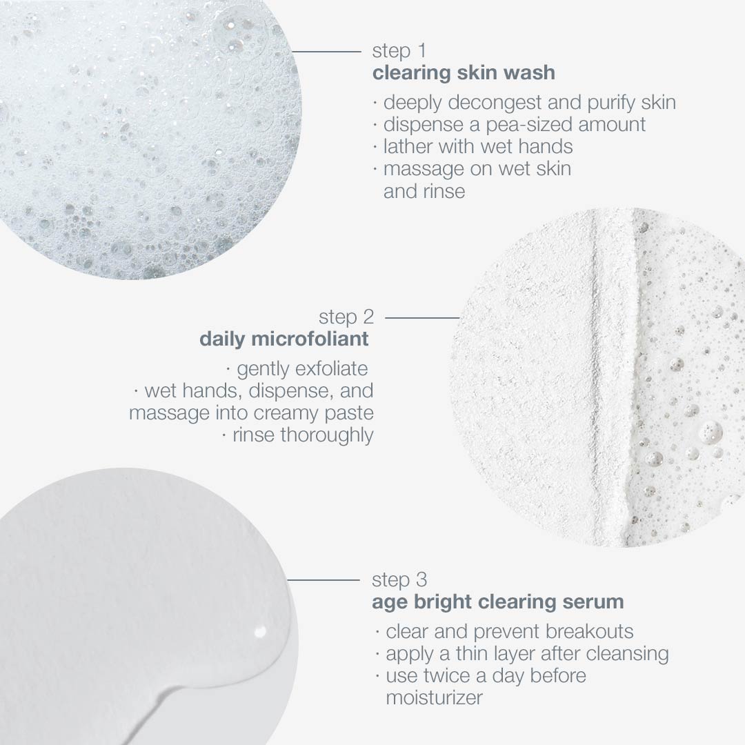 clear and brighten kit detailed steps