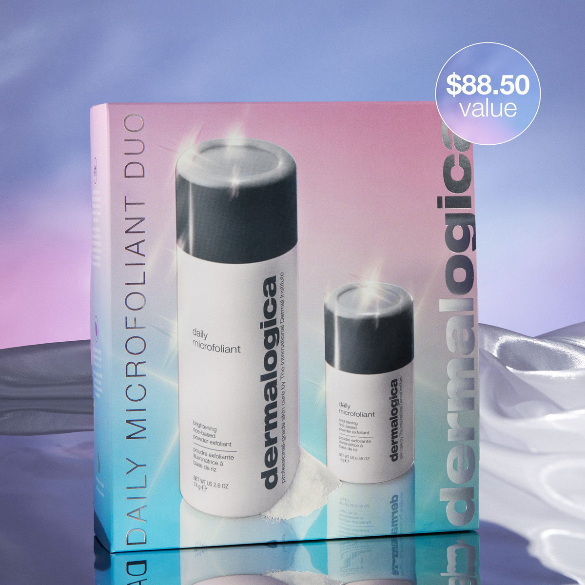 daily microfoliant duo (full-size + free travel size, HSA/FSA eligible) 