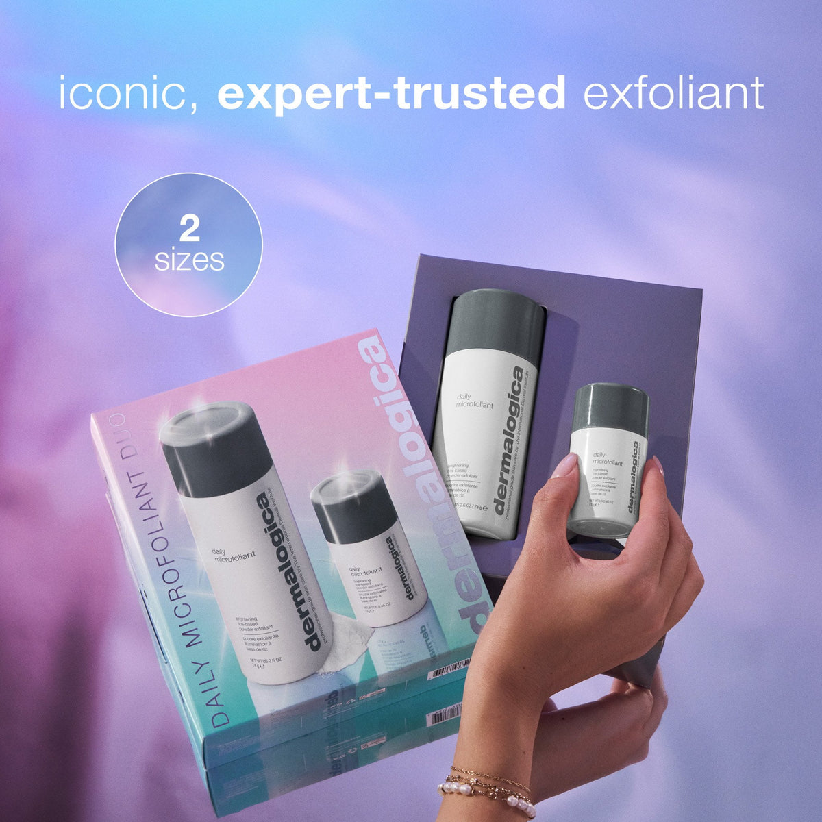 daily microfoliant duo (full-size + free travel size, HSA/FSA eligible) 