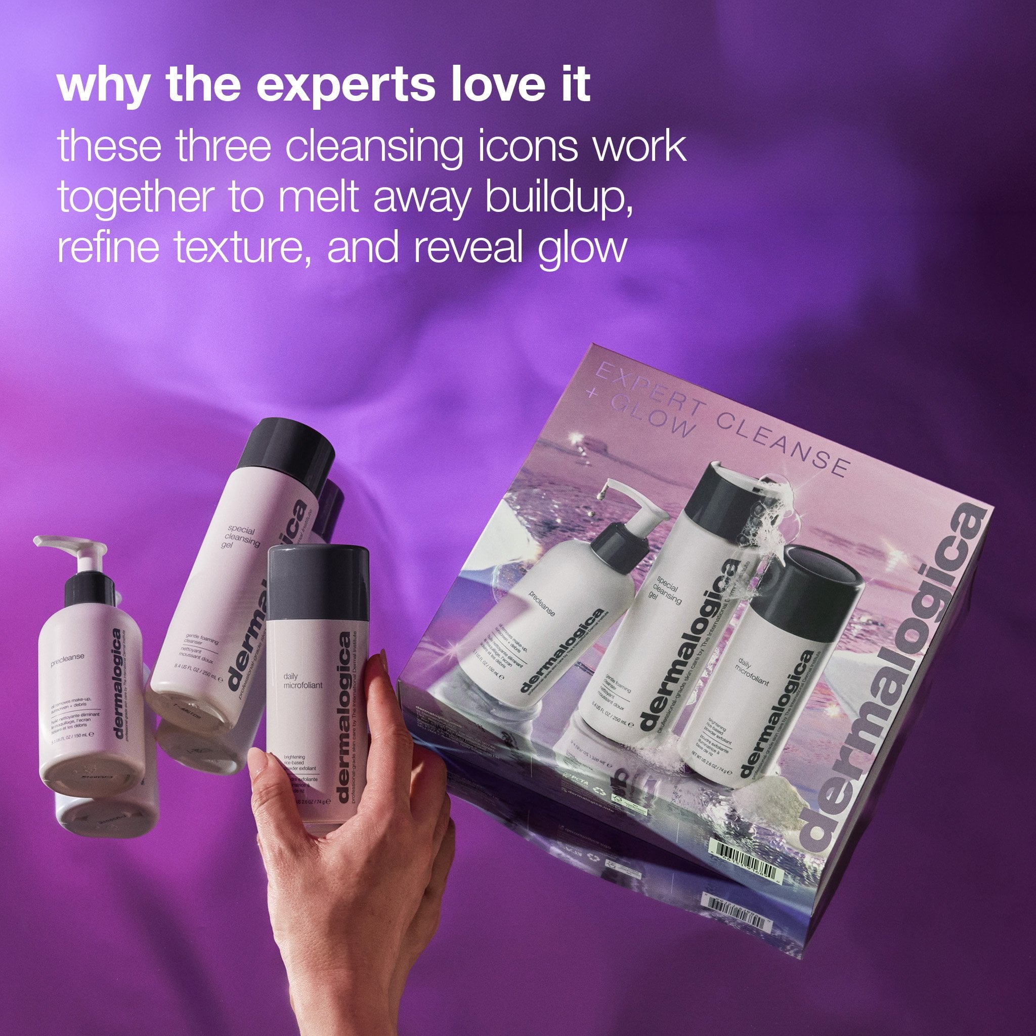 Expert Cleanse + Glow Set (3 full-sizes) | Dermalogica®