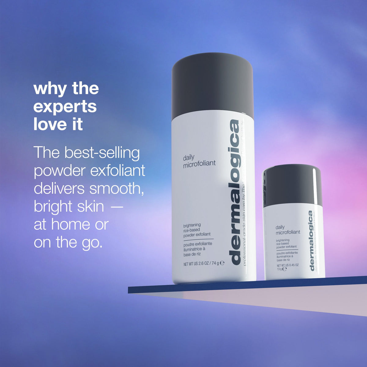 daily microfoliant duo (full-size + free travel size, HSA/FSA eligible) 