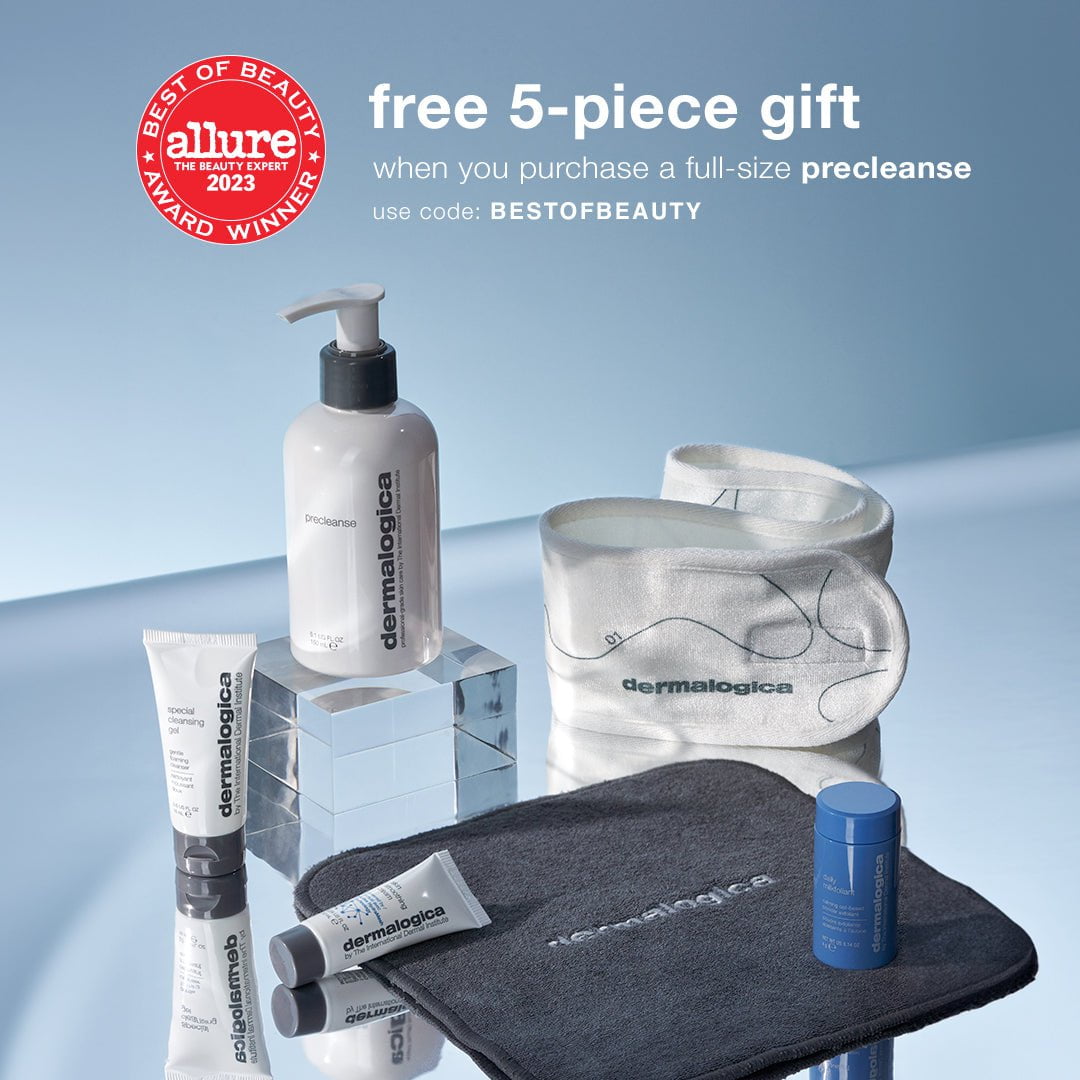 5 piece gift with purchase of full-size precleanse