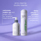 acne clearing double cleanse set what it does