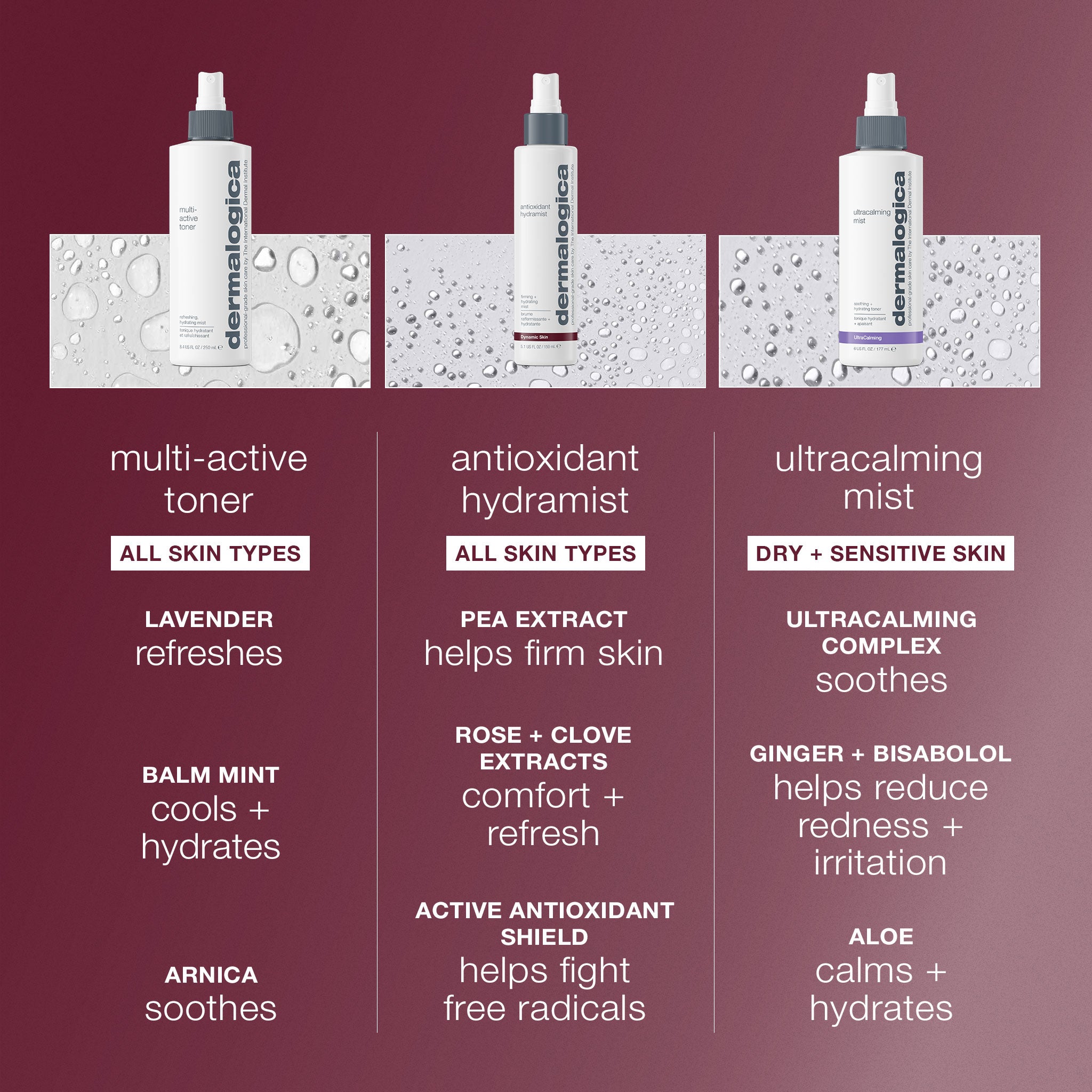 Antioxidant Hydramist, Firming Spray Toner, Anti-Aging Toner
