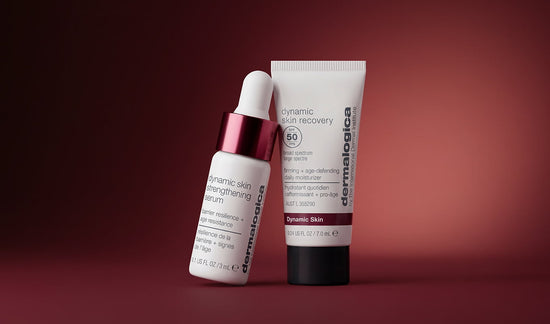 dynamic skin strengthening serum and dynamic skin recovery spf50