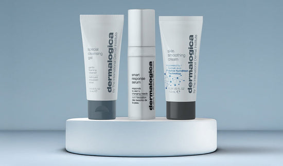  special cleansing gel, smart response serum, and skin smoothing cream minis 