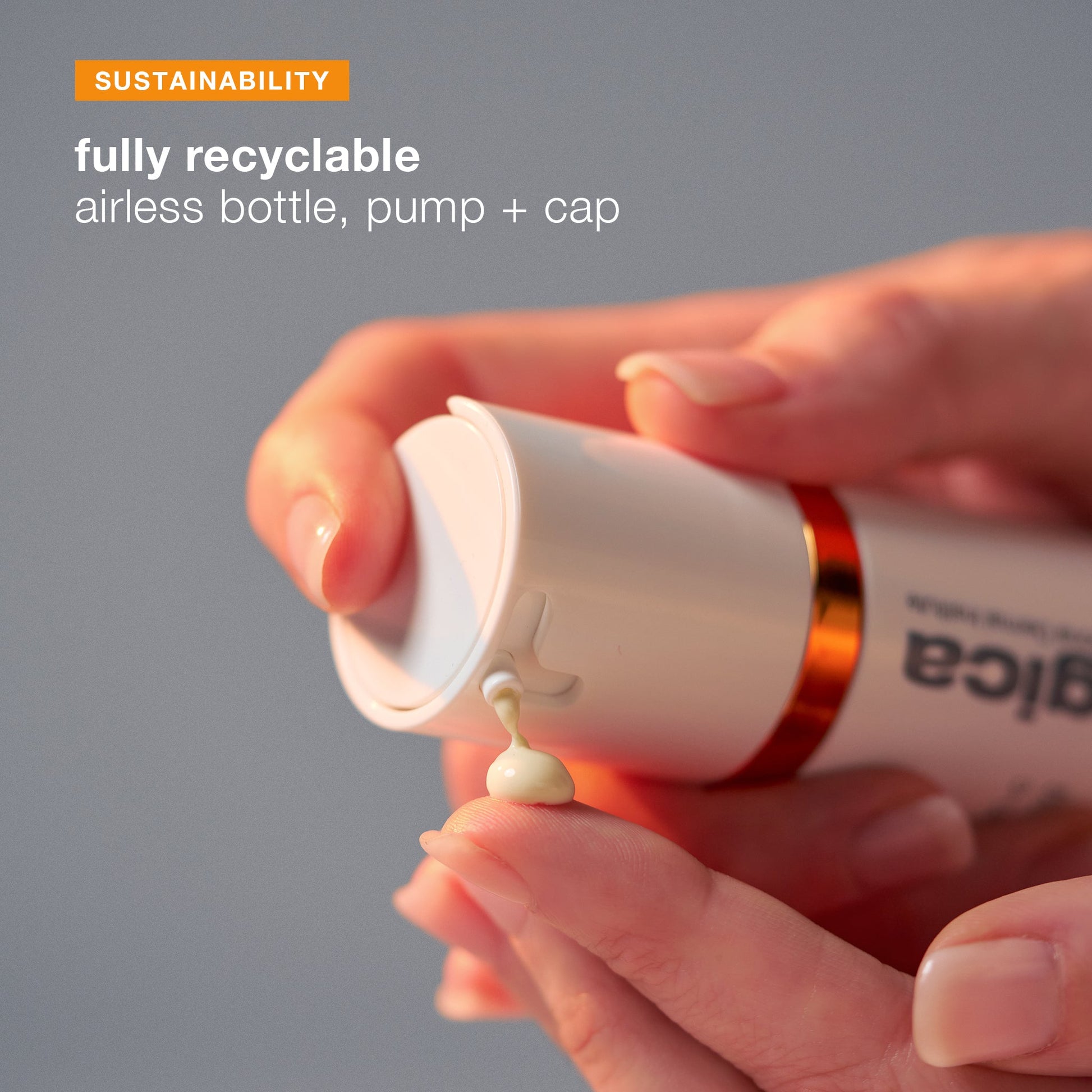 biolumin-c heat aging protector spf50 susatainability
