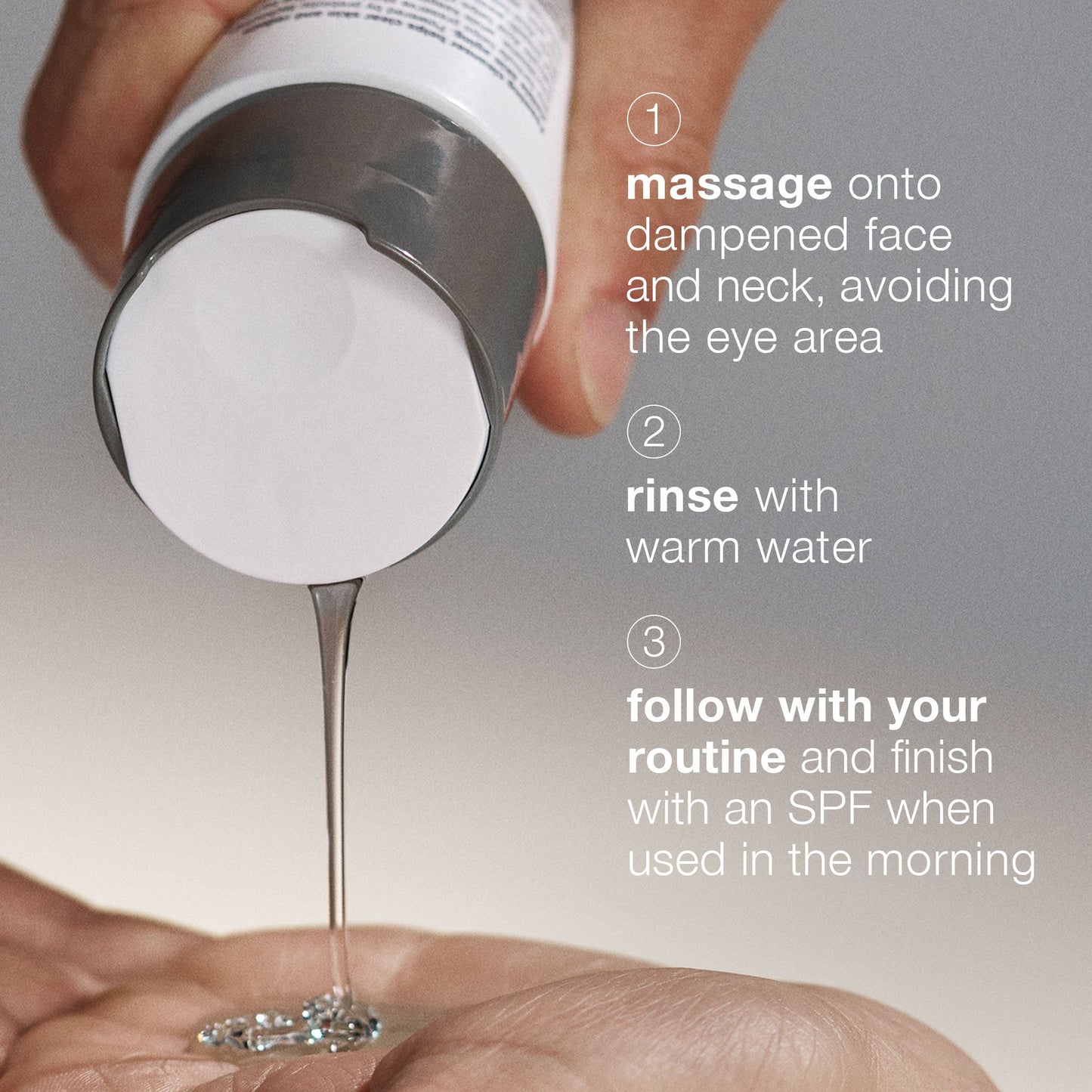 acne clearing skin wash how to use 