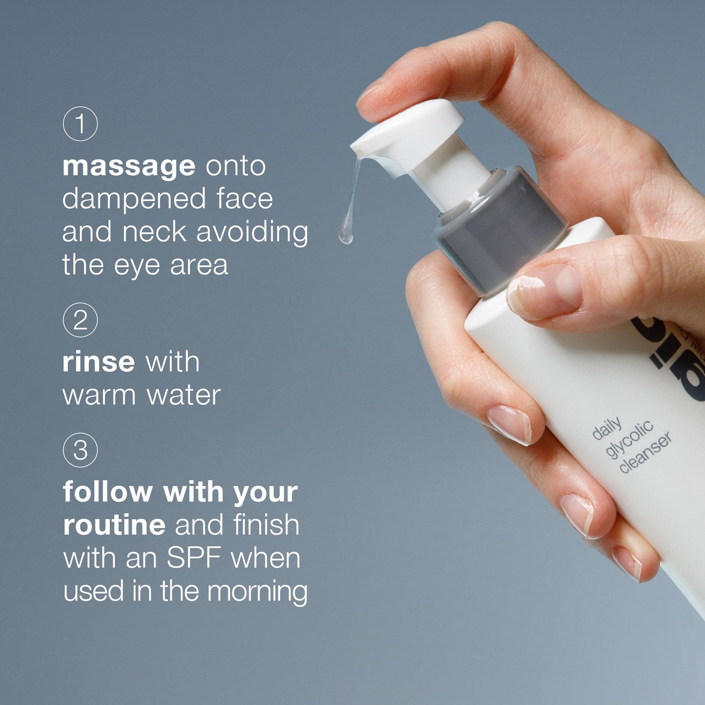 daily glycolic cleanser how to use 