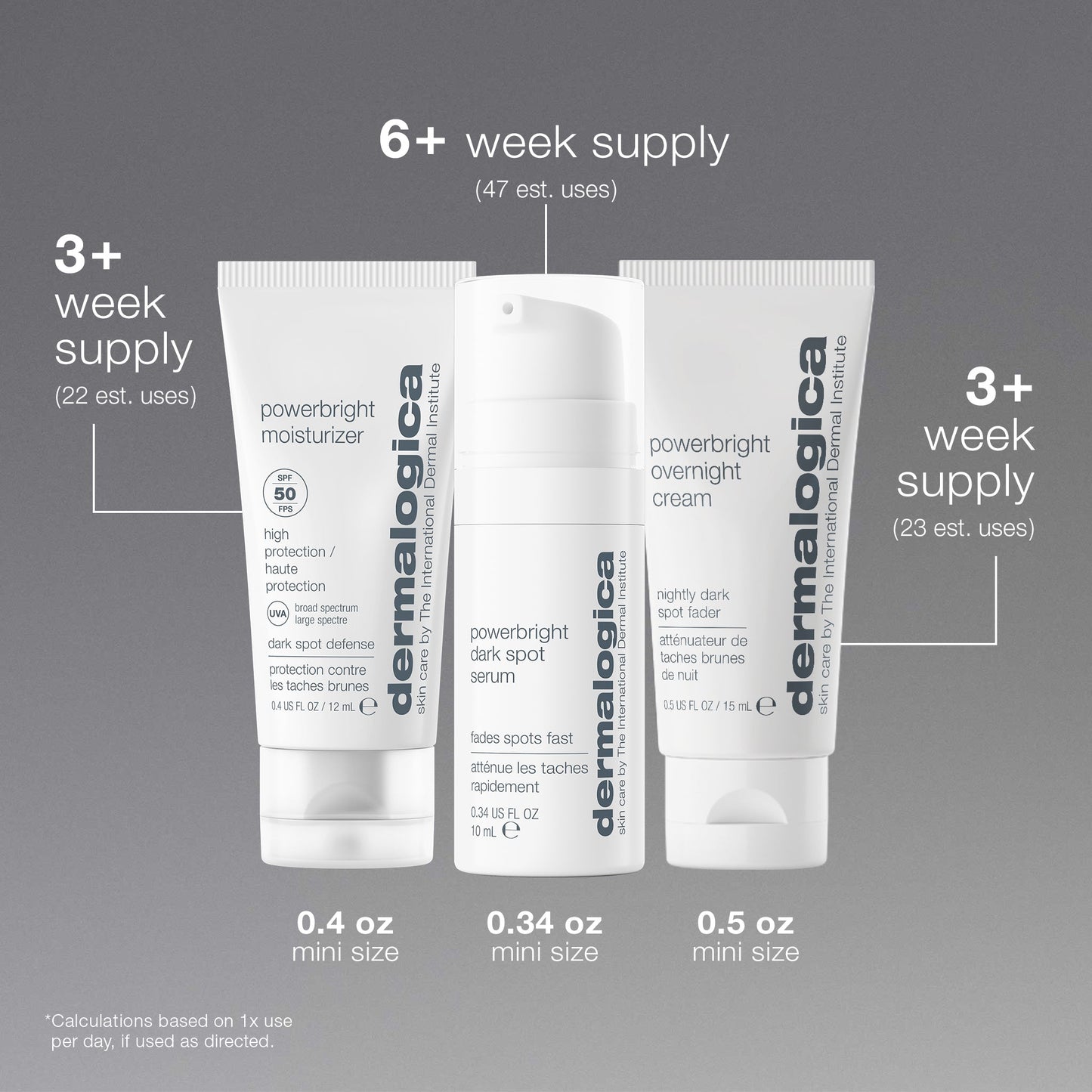 dark spot solutions kit number of uses 