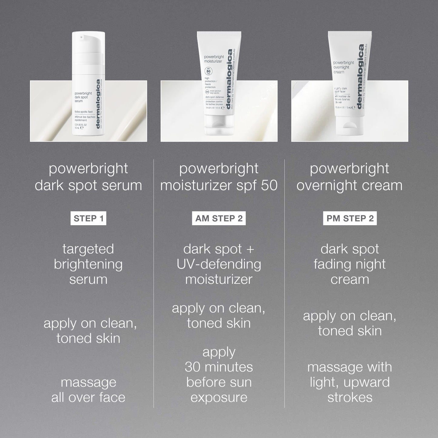 dark spot solutions kit steps how to use 