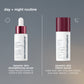 dynamic skin strengthening serum day + night routine