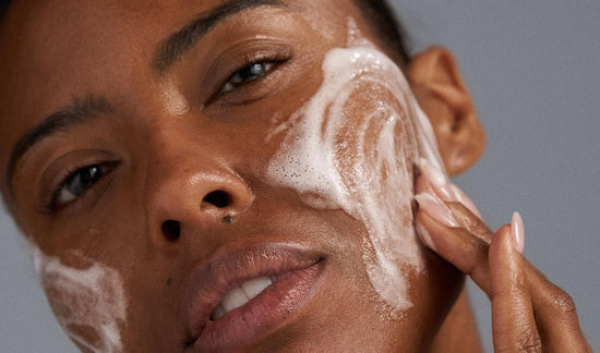 model cleansing face