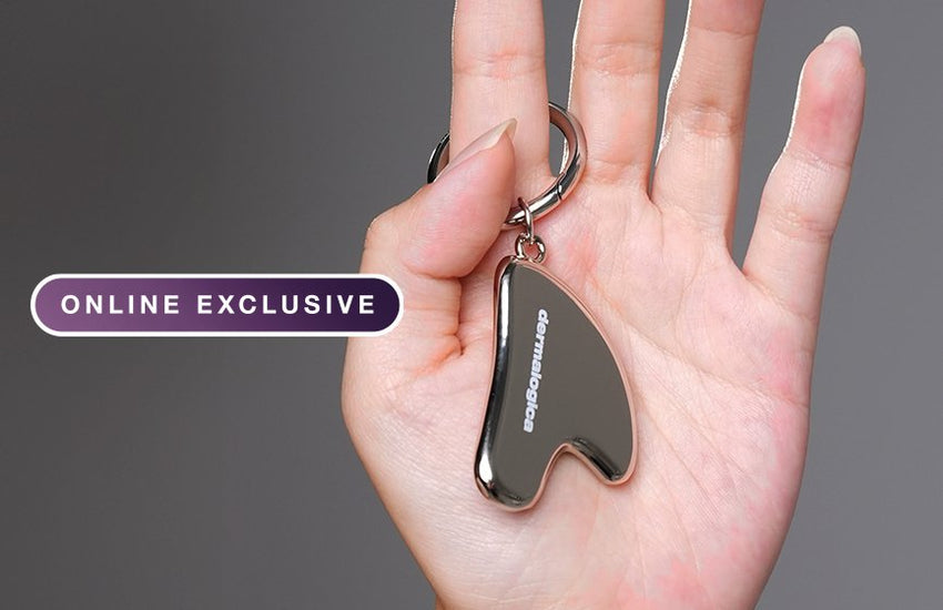 free mini gua sha charm background