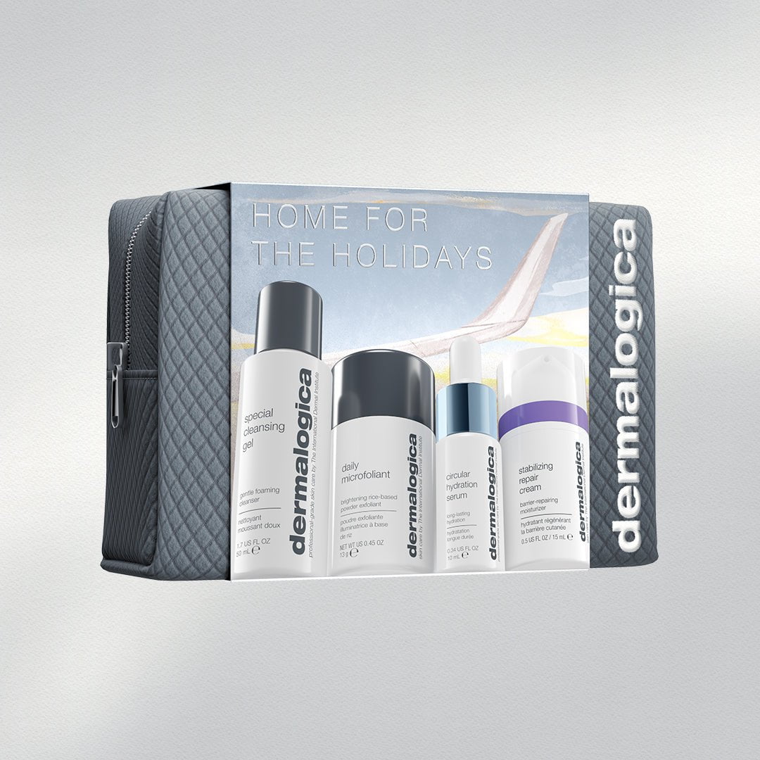 home for the holidays set (4 travel-size + bag) 