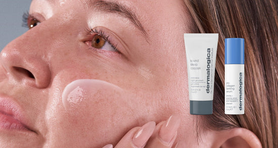 sound sleep cocoon and pro-collagen banking serum and model