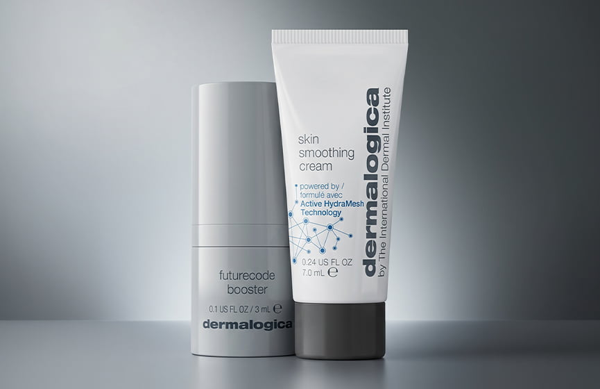 futurecode booster and skin smoothing cream minis