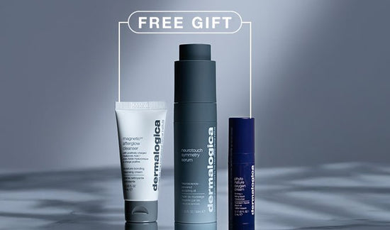  neurotouch symmetry serum, magnetic afterglow cleanser, and phyto nature oxygen cream 