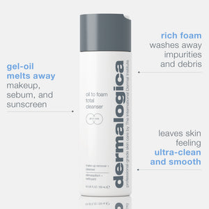 oil to foam total cleanser
