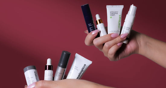 dermalogica minis in hand