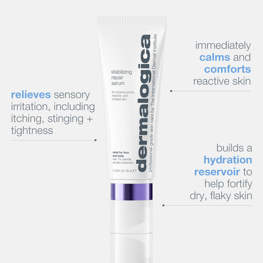stabilizing repair face + body serum benefits