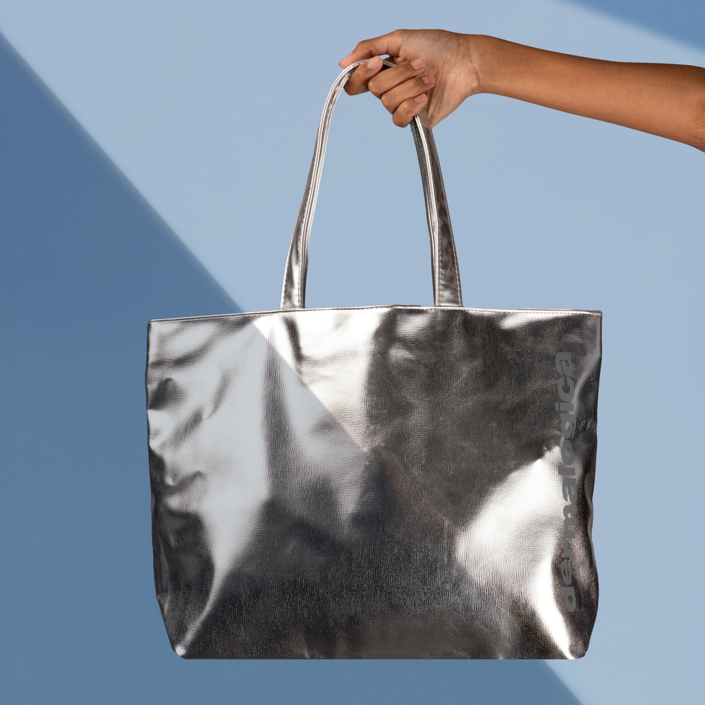 metallic tote bag - gift 