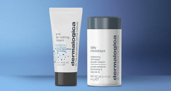skin smoothing cream and daily microfoliant