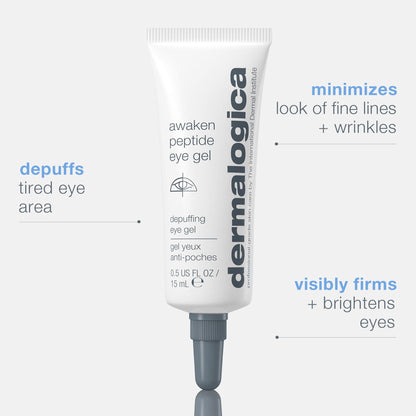 awaken peptide depuffing eye gel benefits