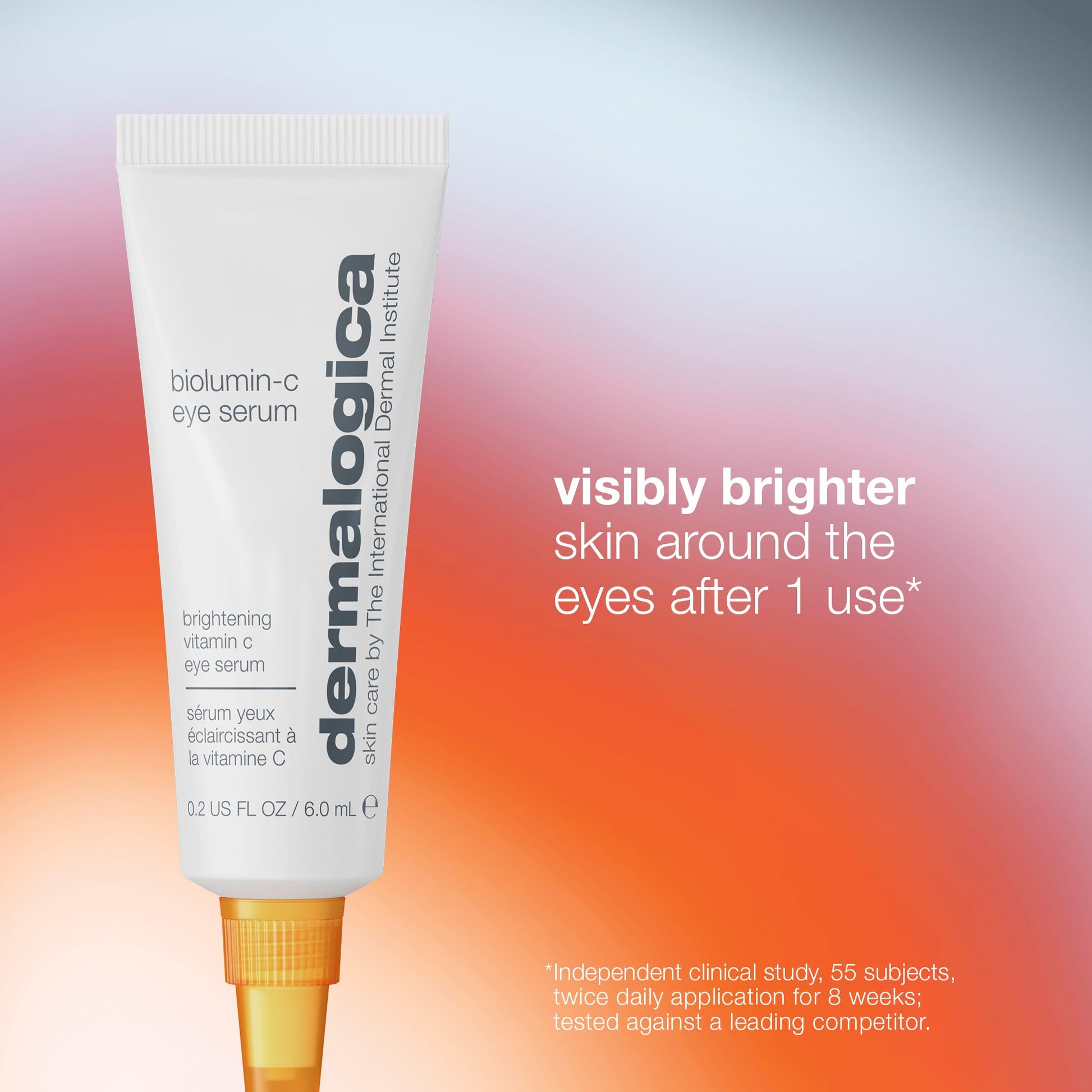 cleanse + brighten biolumin-c eye serum claim
