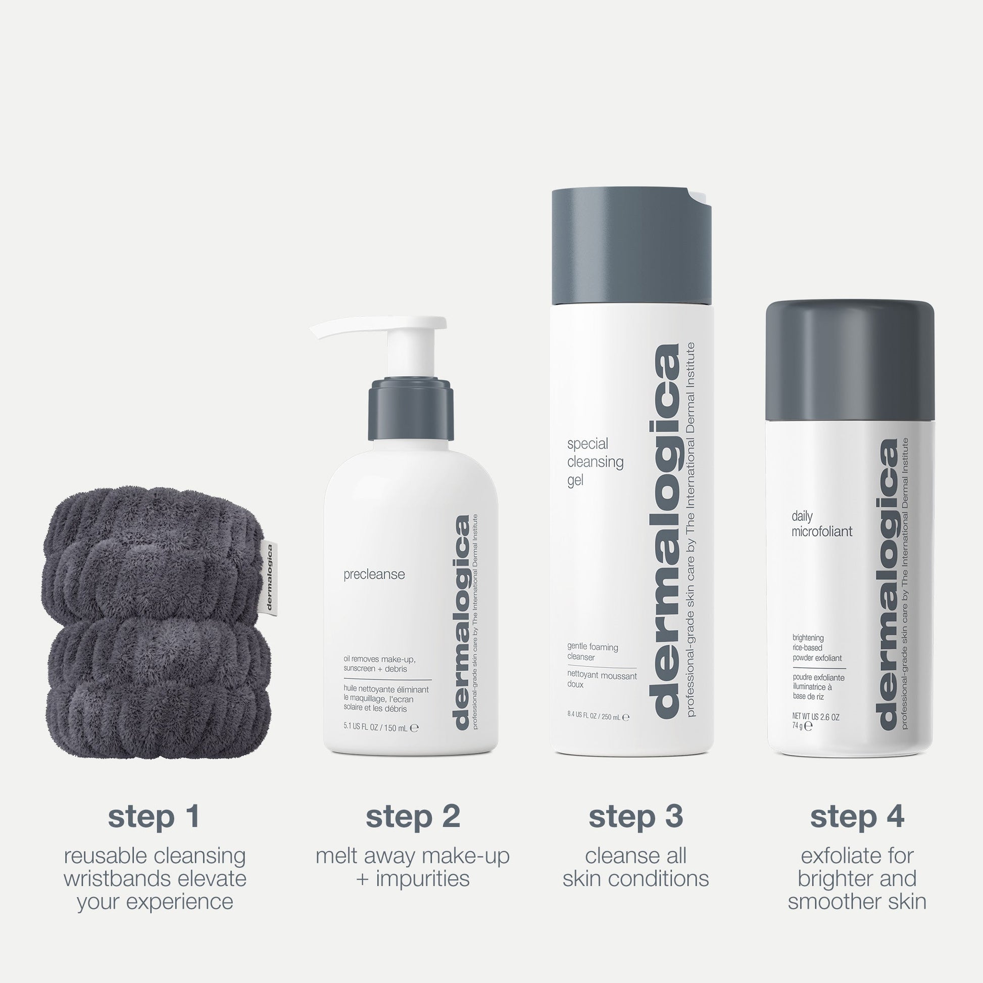 cleanse + glow set how to use