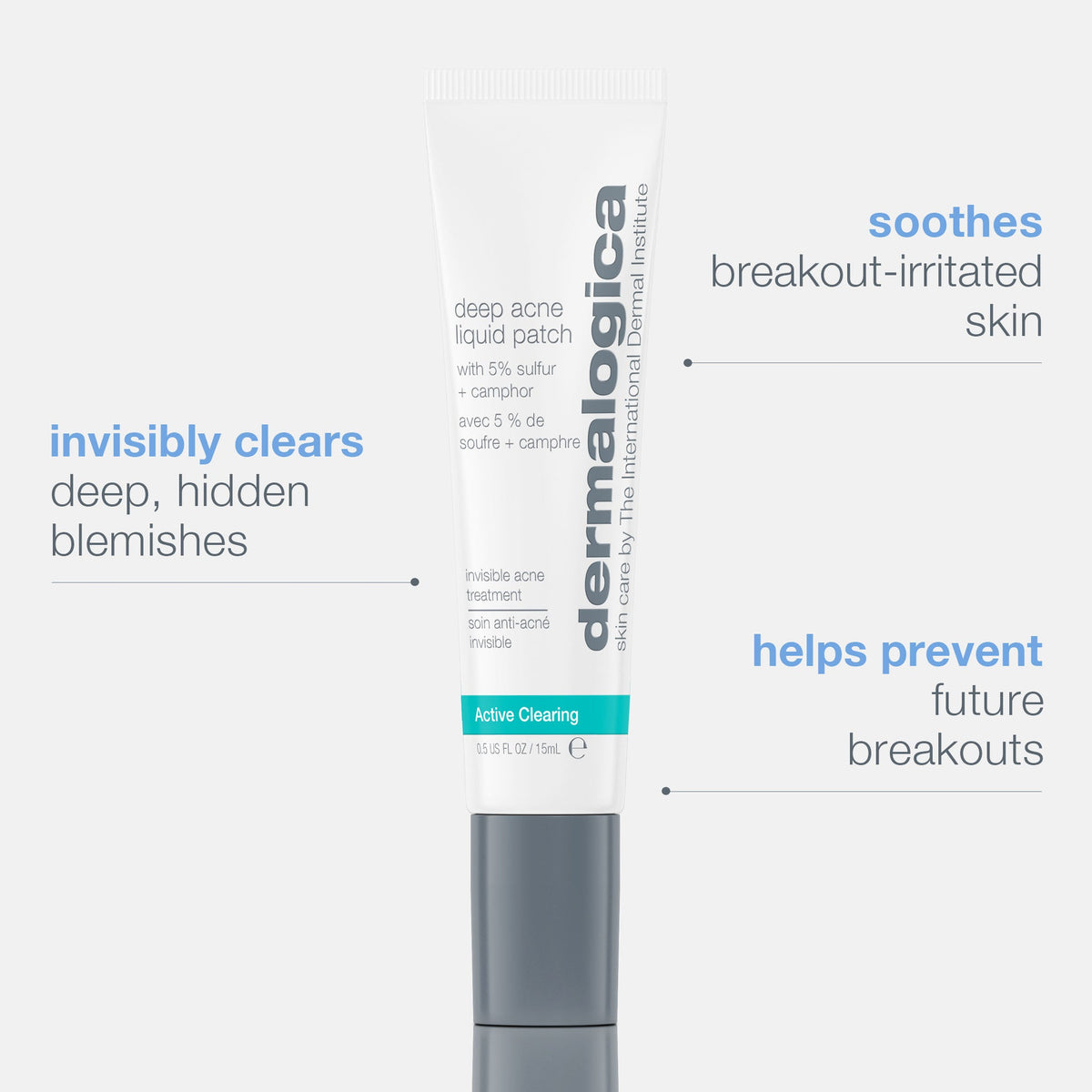 Deep Acne Liquid Patch, Invisible Sulfur Treatment with Niacinamide ...