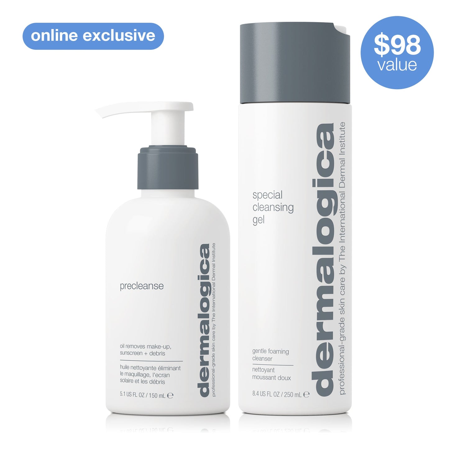double cleanse set (2 full-size) 