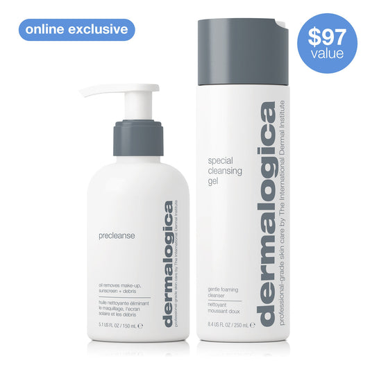 precleanse and special cleansing gel