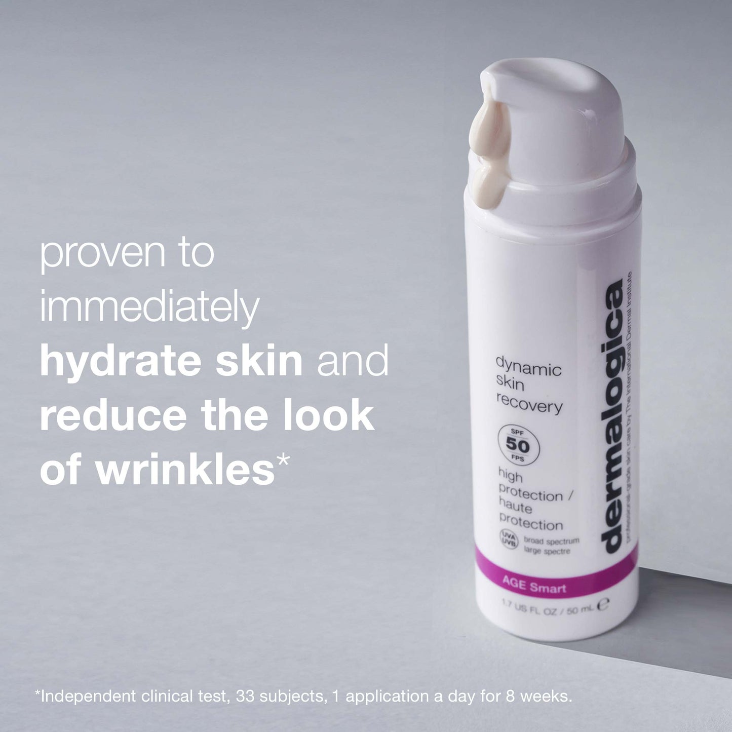 dynamic skin recovery spf 50 clinical claim