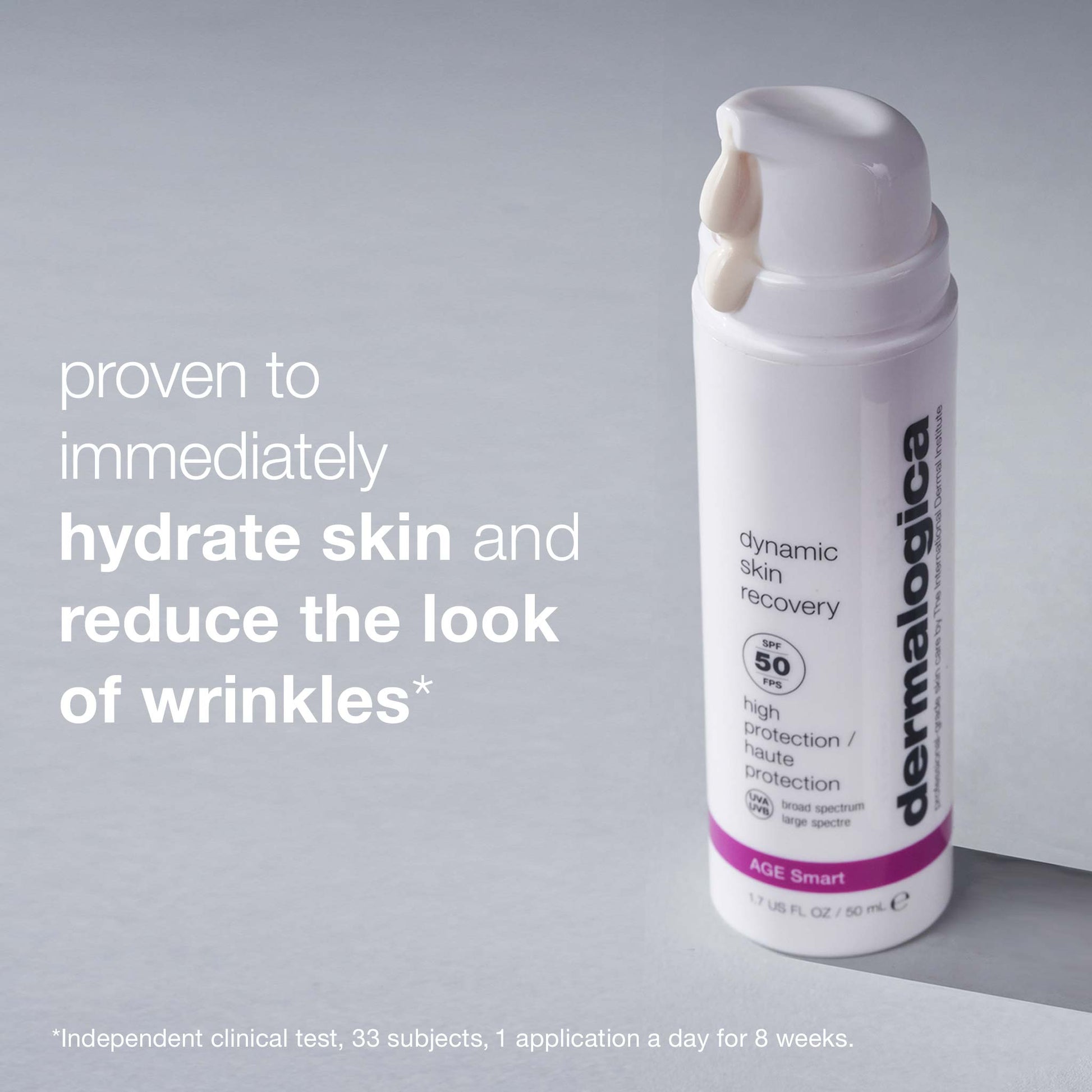 dynamic skin recovery spf 50 clinical claim