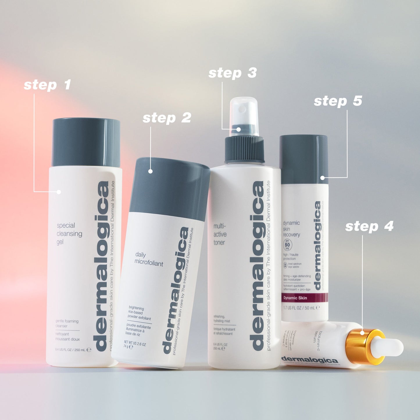 dynamic skin recovery spf50 routine 