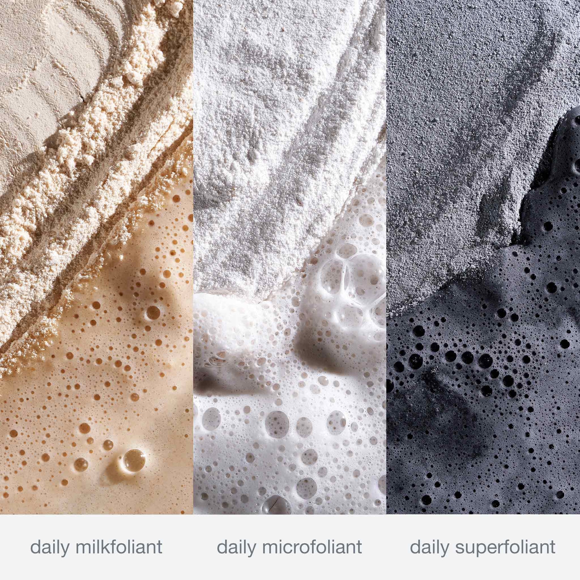 swatches of each of the foliants