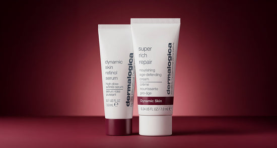 dynamic skin retinol serum and super rich repair minis